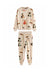 PETITE - MATCHING FAMILY CHRISTMAS SET - Pyjama - oatmeal hamish the highland cow