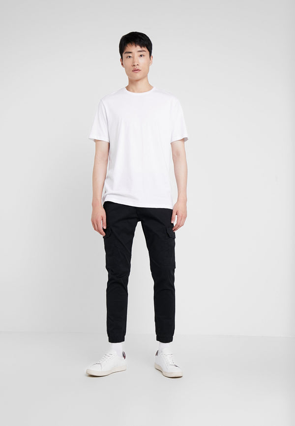 3 PACK - T-shirt basique - white/black/light grey