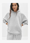 OVERSIZED - Sweat à capuche - light grey