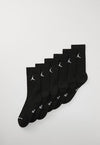 CUSH CREW 6 PACK - Chaussettes de sport - black/white