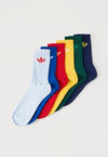 CREW UNISEX 6 PACK - Chaussettes - crystal sky/dark blue/better scarlet/collegiate green