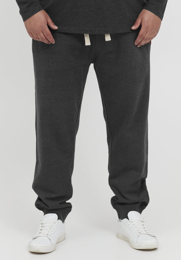 BHTILO BIG & TALL - Pantalon de survêtement - charcoal mix