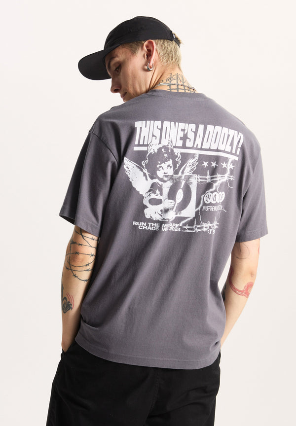 EARTHBOUND LOOSE FIT - T-shirt imprimé - black