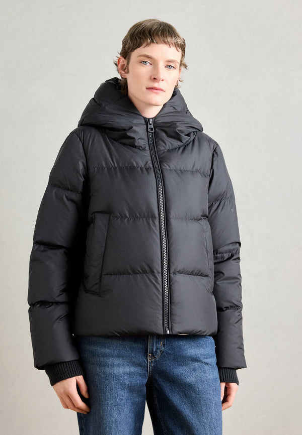 WITH HOOD SIDE SLITS WITH ZIPPER - Doudoune - deep night blue