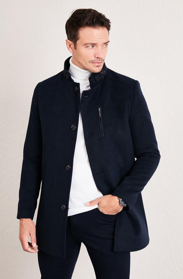 Regular Fit - Manteau court - navy blue