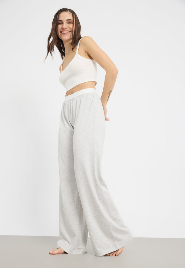 2 PACK - Bas de pyjama - black/light grey