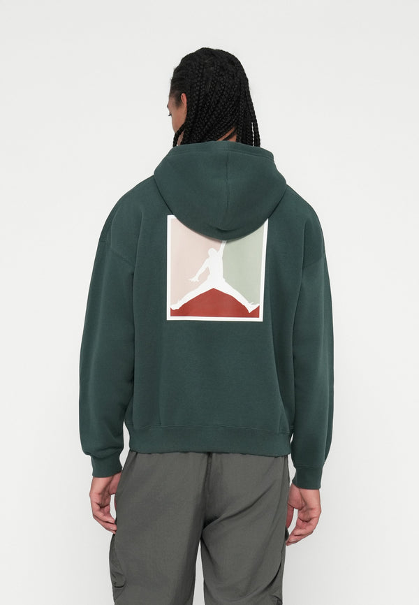 Sweat à capuche - midnight green/sail