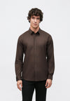 Chemise classique - brown