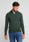 Pullover - mottled dark green