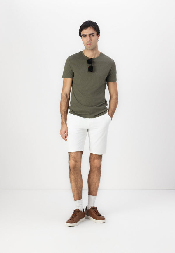 3 PACK - T-shirt basique - brown/beige/light blue