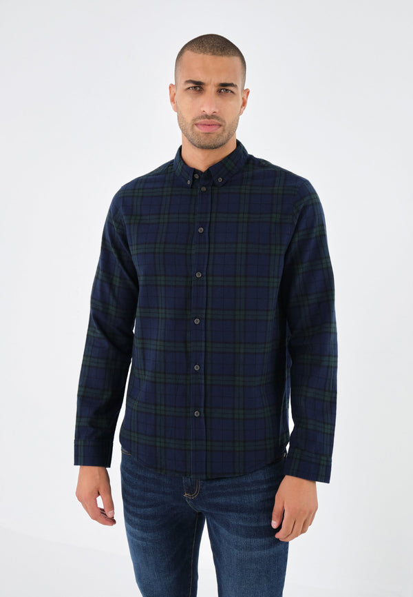 Chemise - dark blue/green
