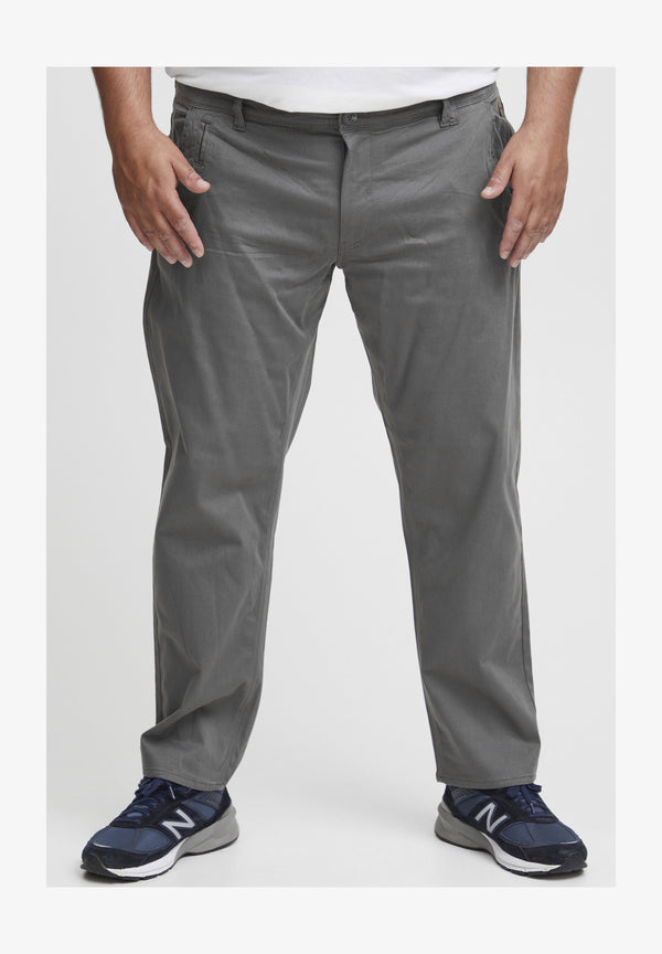 BHTROMP REGULAR FIT LOW WAIST BIG & TALL - Pantalon classique - smoked pearl