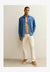 RELAXED FIT MID WASH - Chemise - bright blue