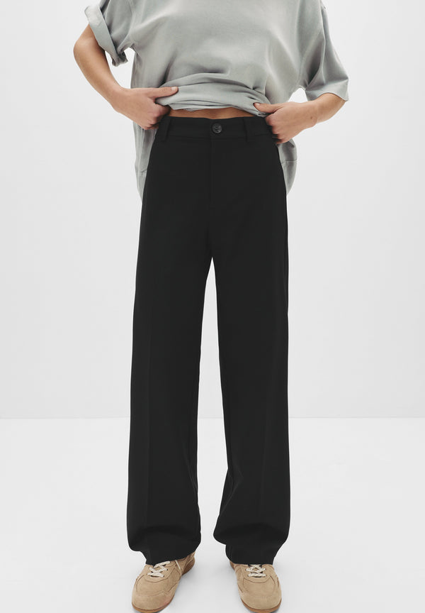 Pantalon classique - black