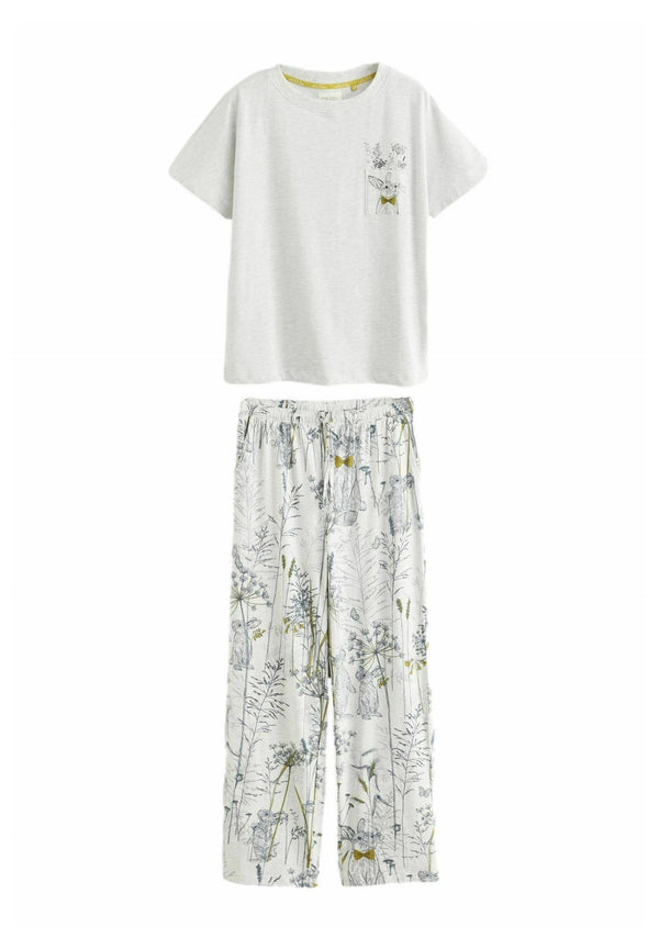 REGULAR FIT - SHORT SLEEVE SET - Pyjama - grey bunny