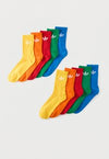 UNISEX 10 PACK - Chaussettes - blue/green/better scarlet