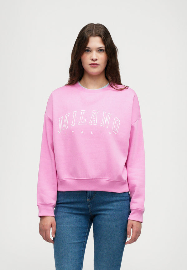 ONL LIFE CREW STATE NOOS - Sweatshirt - fuchsia pink