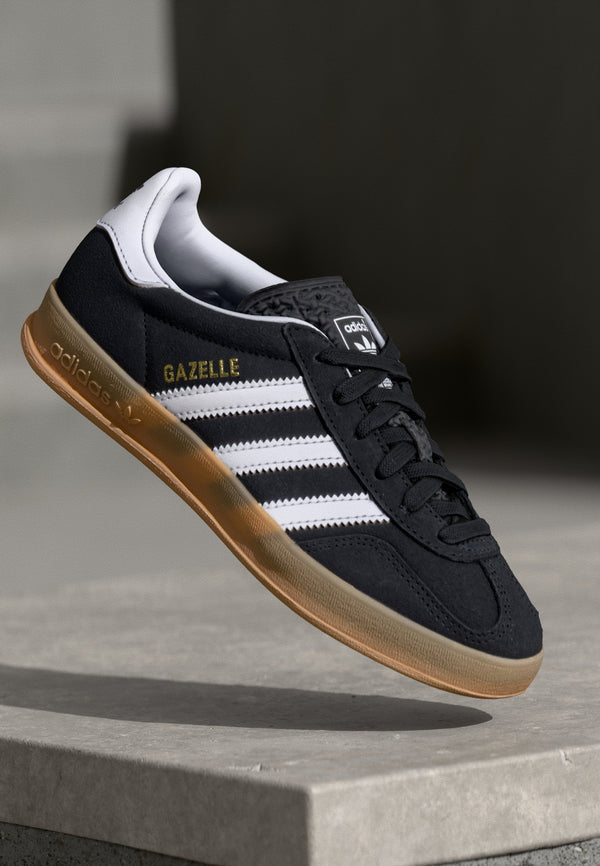GAZELLE INDOOR UNISEX - Baskets basses - core black/footwear white