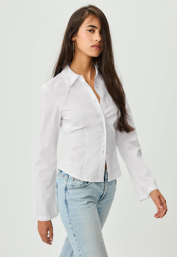 FITTED - Chemisier - white