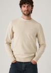 Pullover - white peppercorn heather