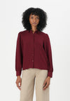 JDYDIVYA LIFE PUFF - Chemisier - cabernet