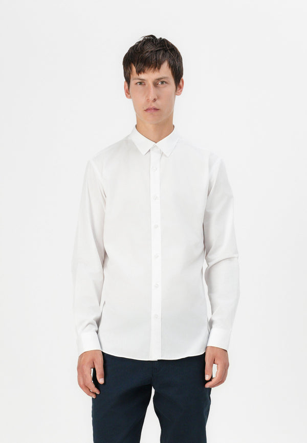JJJOE PLAIN - Chemise - white