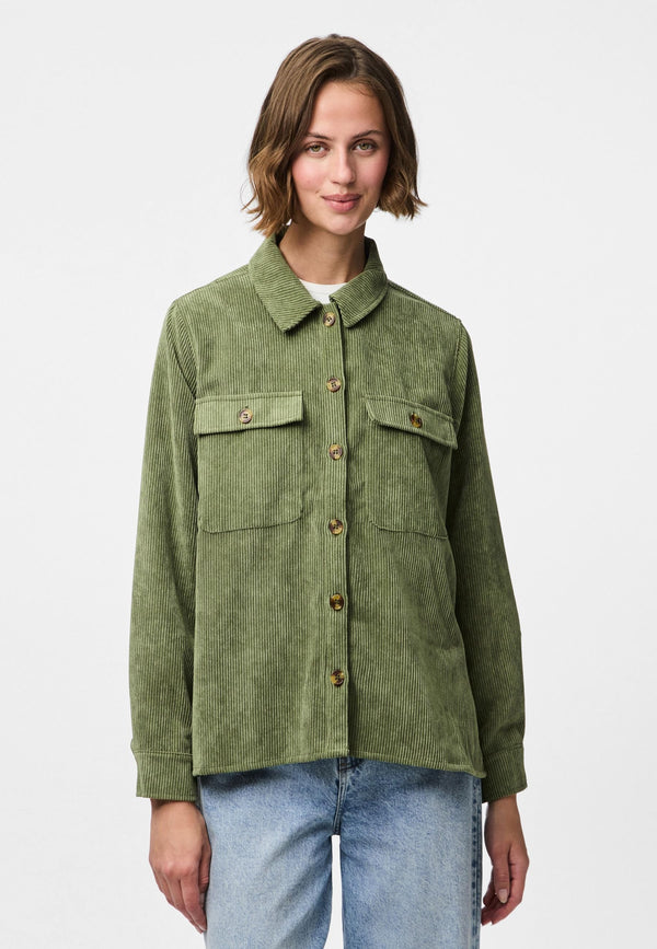 PCEFFI SHIRT - Chemisier - olivine