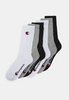 CREW SOCKS 6 PACK UNISEX - Chaussettes de sport - black