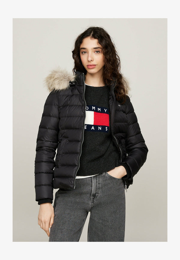 HOODED - Doudoune - black