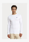 T-shirt à manches longues - weiss