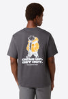 M STREET BEAR RELAXED SS TEE - T-shirt imprimé - anthracite grey summit