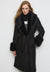 LONG WITH DETAIL - Manteau classique - black