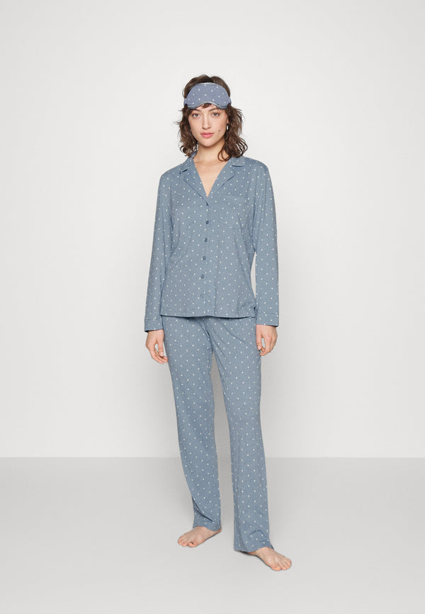 VIVANCE DREAMS BY LASCANA CLASSIC SET - Pyjama - blue melange