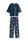 REGULAR FIT - SHORT SLEEVE SET - Pyjama - navy dog