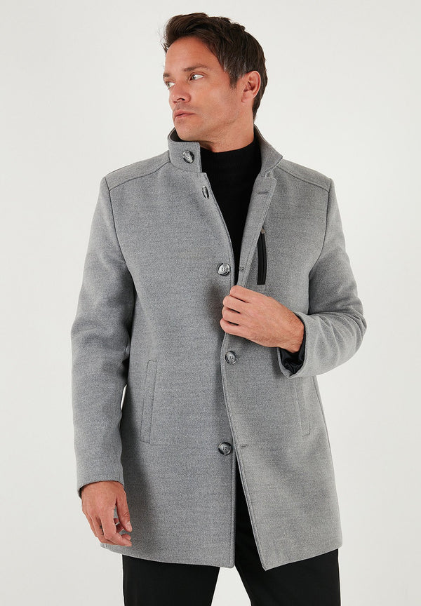 Regular Fit - Manteau court - grey
