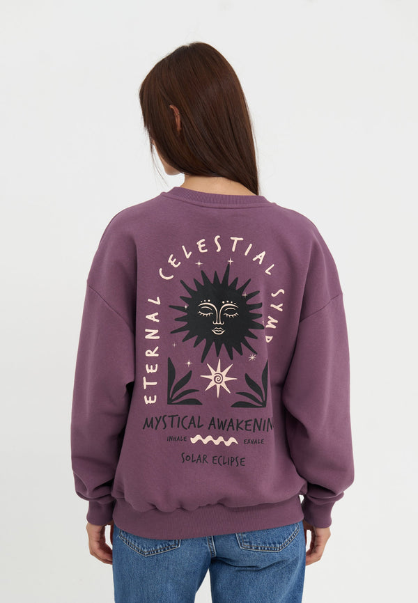 Sweatshirt - purple