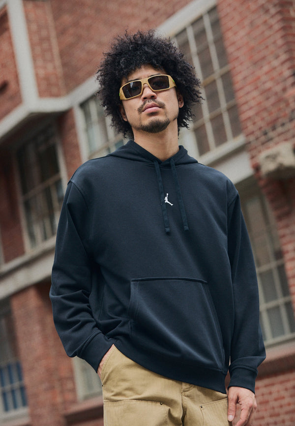 CROSSOVER - Sweat à capuche - black/white