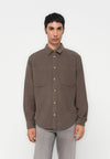 ONSALP RLX 2PKT WASHD LS NOOS - Chemise - brown