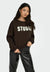 ONL LIFE CREW STATE NOOS - Sweatshirt - coffee bean