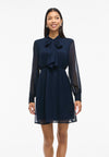 VIFALIA TIE NECK - Robe de soirée - navy blazer