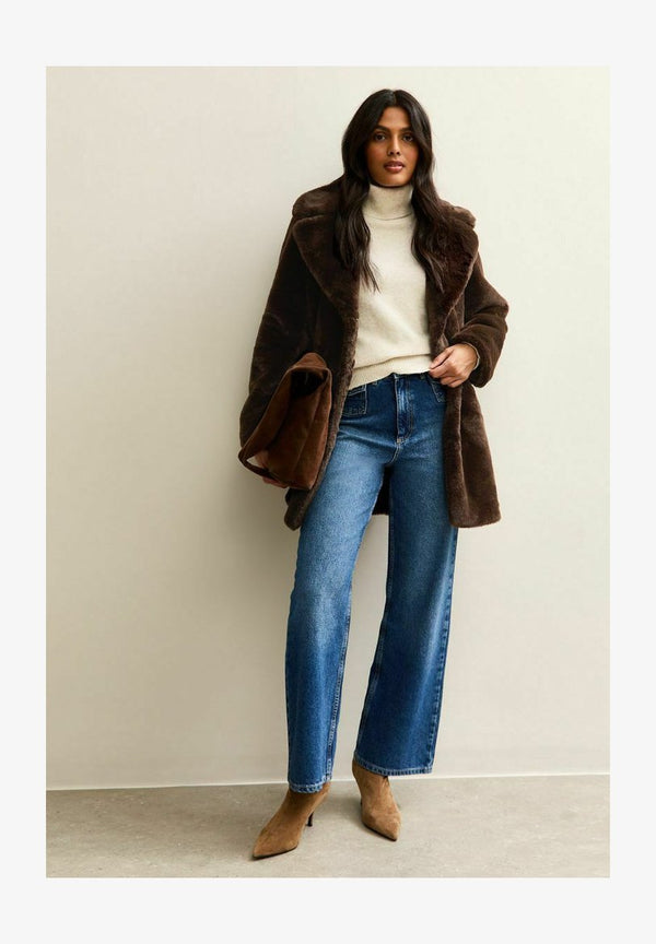 MIDI - Manteau d'hiver - dark brown