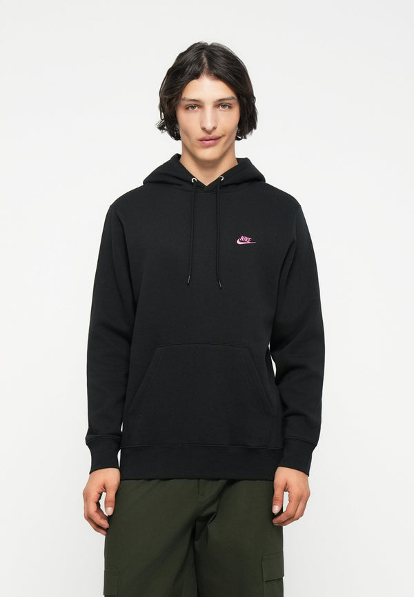 CLUB - Sweat à capuche - black/pinksicle