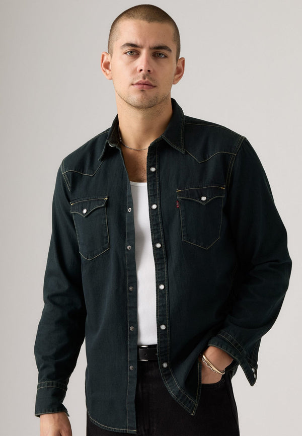 BARSTOW WESTERN STANDARD - Chemise - beautiful ash blue black