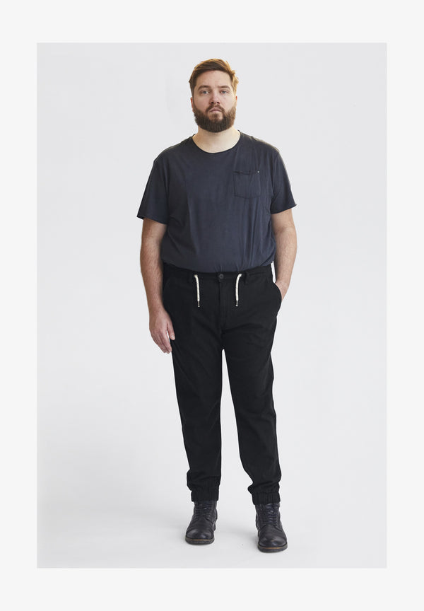 BHSELLI BIG & TALL - Pantalon classique - black